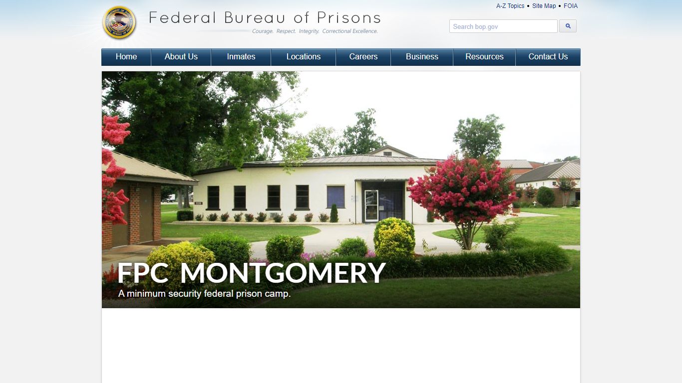FPC Montgomery - Federal Bureau of Prisons
